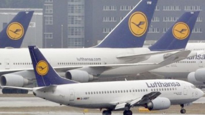 Greva Lufthansa a anulat 13 zboruri pe Otopeni